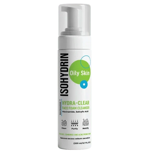 ISOHYDRIN HYDRA-CLEAR FOAM CLEANSER 200ML